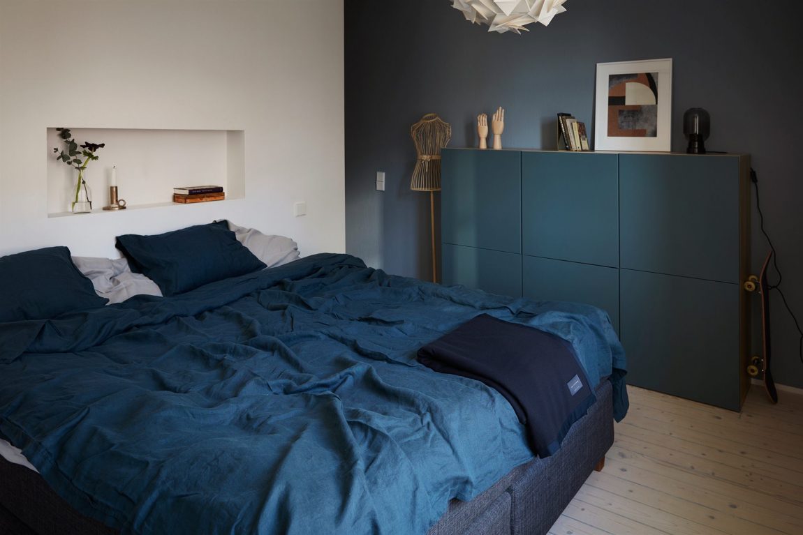 Spijsverteringsorgaan Ga wandelen Meting Blauwe slaapkamer inloopkast combinatie met IKEA Stolmen |  Inrichting-huis.com