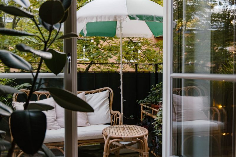 bohemian balkon rotan tuinmeubelen