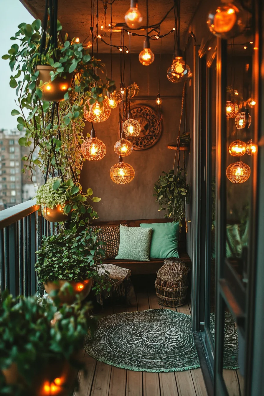 bohemien balkon tips inspiratie idee