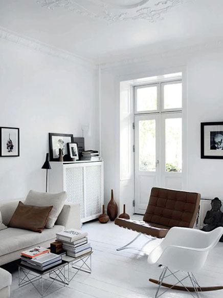 Bruine witte interieur | Inrichting-huis.com