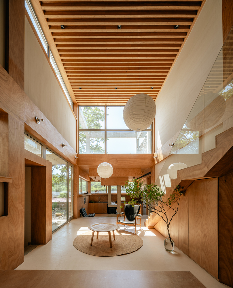 hoog plafond bekleden hout