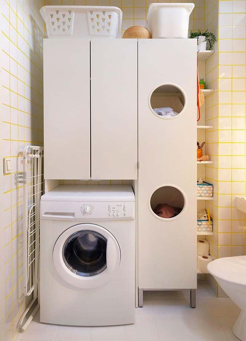 vier keer Oefenen specificatie 20x Wasmachine kast | Inrichting-huis.com
