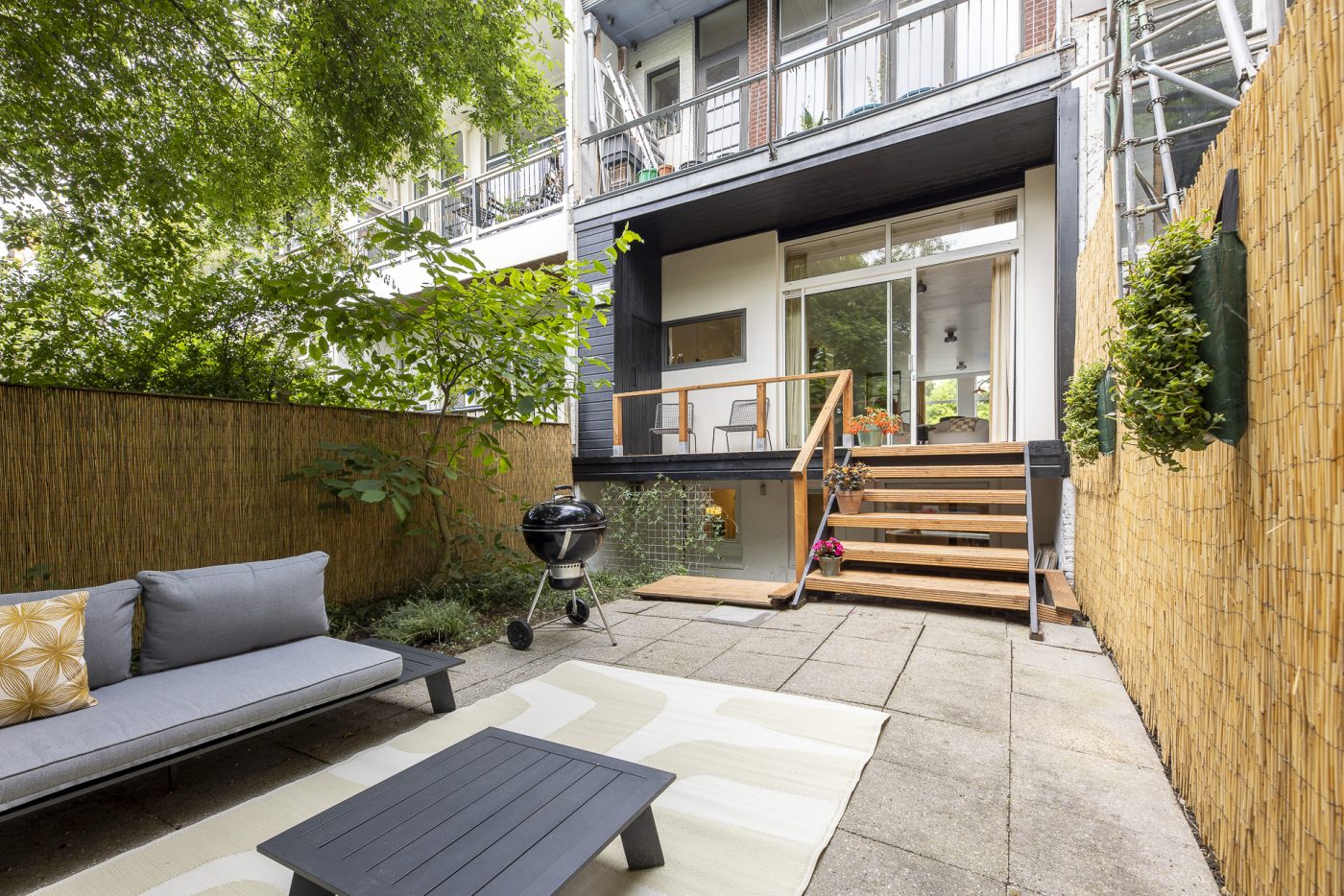 luxe souterrain slaapkamer tuin