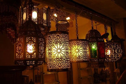 muur Comorama anker Marokkaanse lampen in huis | Inrichting-huis.com