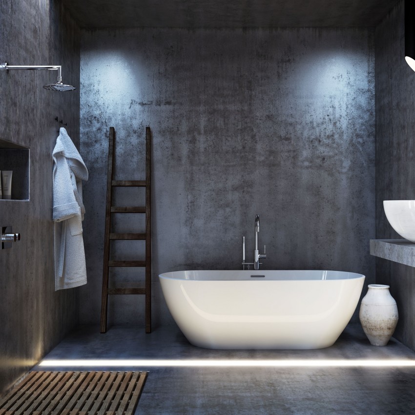 Vorige koolhydraat Staren Minimalistische 3d badkamer ontwerpen | Inrichting-huis.com