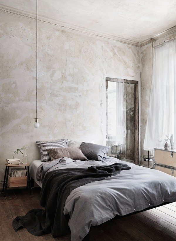 overal deeltje Om toevlucht te zoeken Slaapkamer met vintage industriële look | Inrichting-huis.com