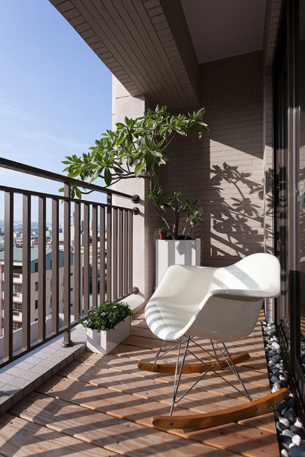 balkon aan de woonkamer Inrichting-huis.com