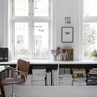 Vensterbank boekenkast