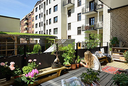 Zweedse balkon | Inrichting-huis.com